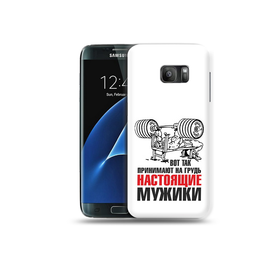 

Чехол MyPads Tocco для Samsung Galaxy S7 бодибилдинг для мужиков, Прозрачный, Tocco