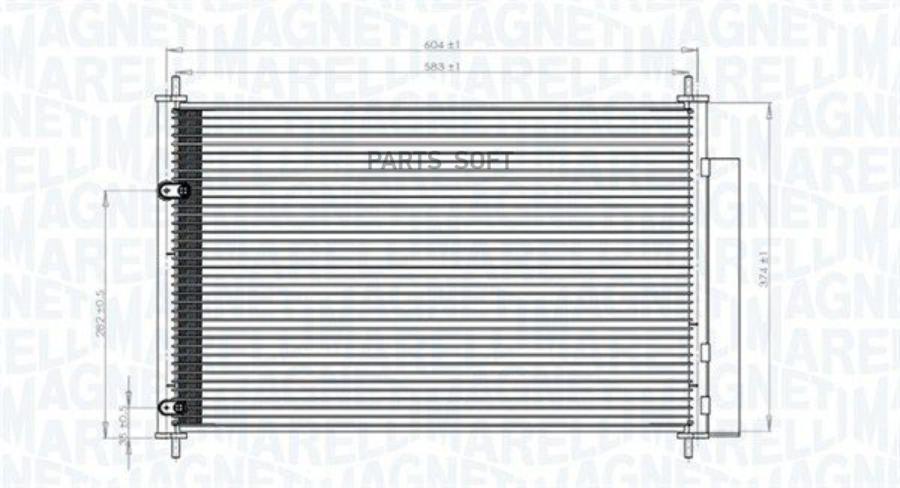 

Радиатор Кондиционера MAGNETI MARELLI арт. 350203767000