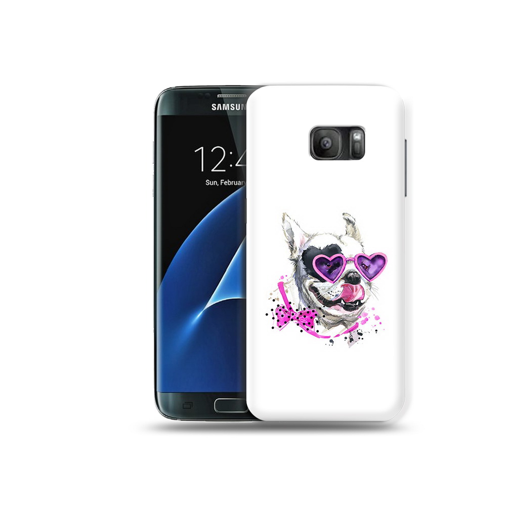 

Чехол MyPads Tocco для Samsung Galaxy S7 акварельный пёс, Прозрачный, Tocco