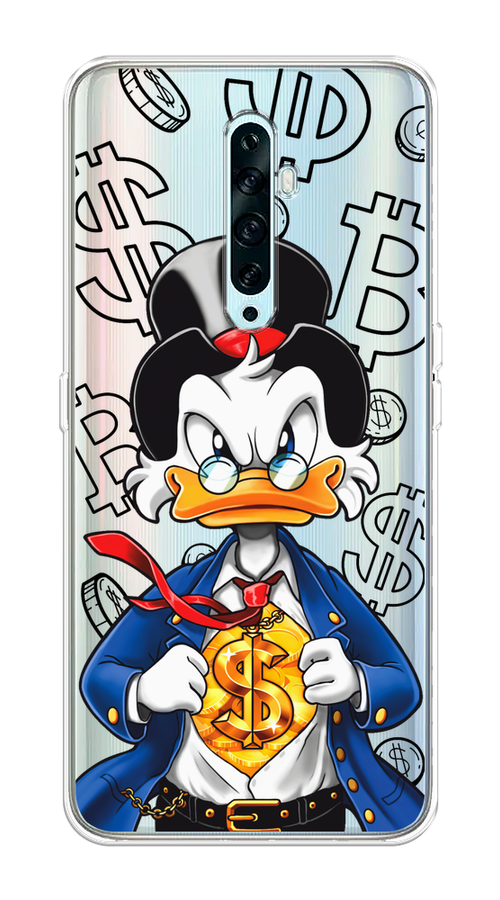 

Чехол на Oppo Reno 2Z "Scrooge Goldman", Черный;белый;синий, 251850-1
