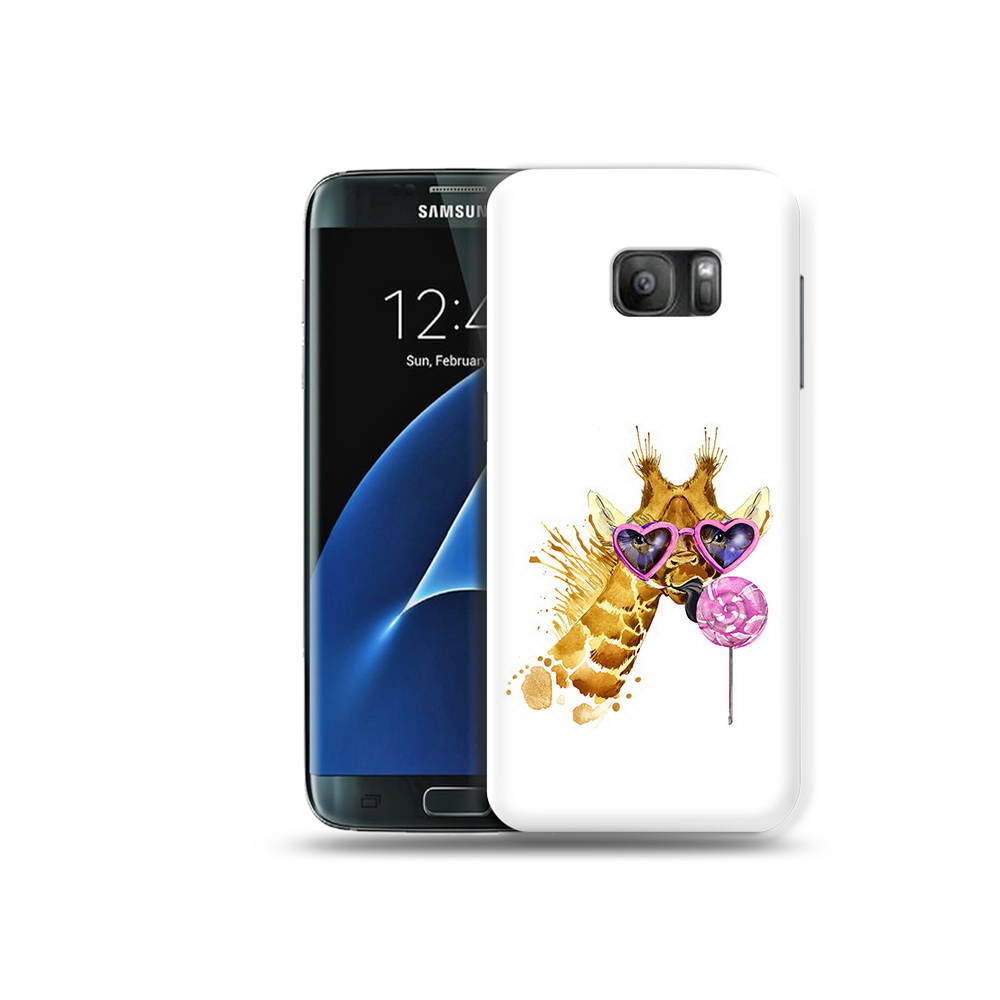 

Чехол MyPads Tocco для Samsung Galaxy S7 акварельный жираф, Прозрачный, Tocco