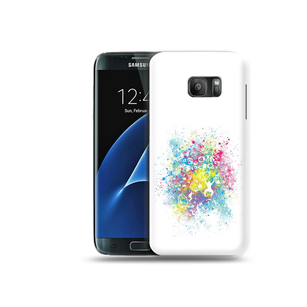 

Чехол MyPads Tocco для Samsung Galaxy S7 акварель абстракция, Прозрачный, Tocco