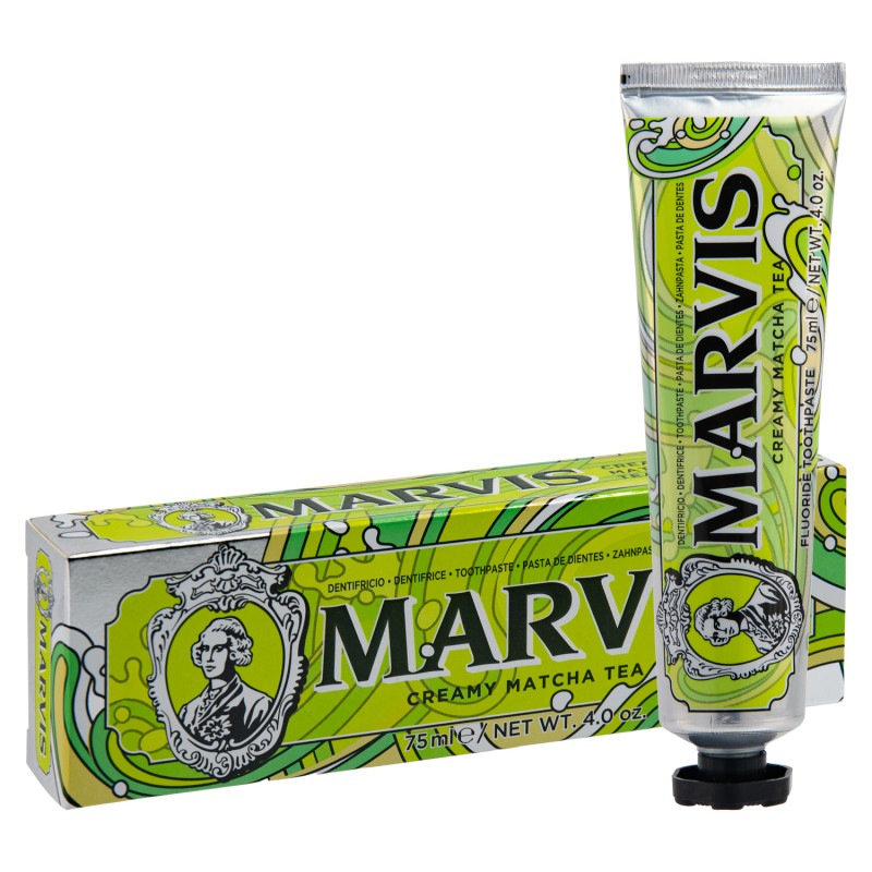 фото Зубная паста marvis creamy matcha tea, 75 мл.