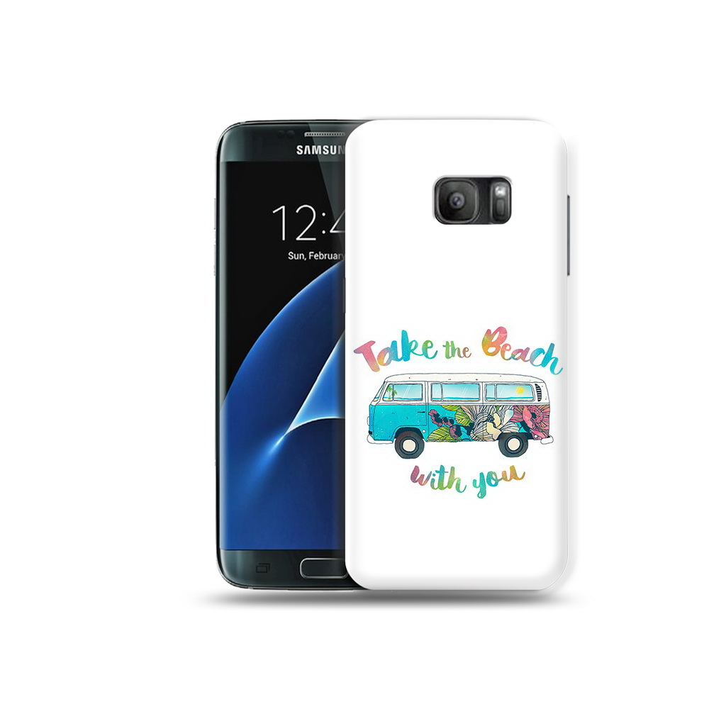 

Чехол MyPads Tocco для Samsung Galaxy S7 Хиппи автобус, Прозрачный, Tocco