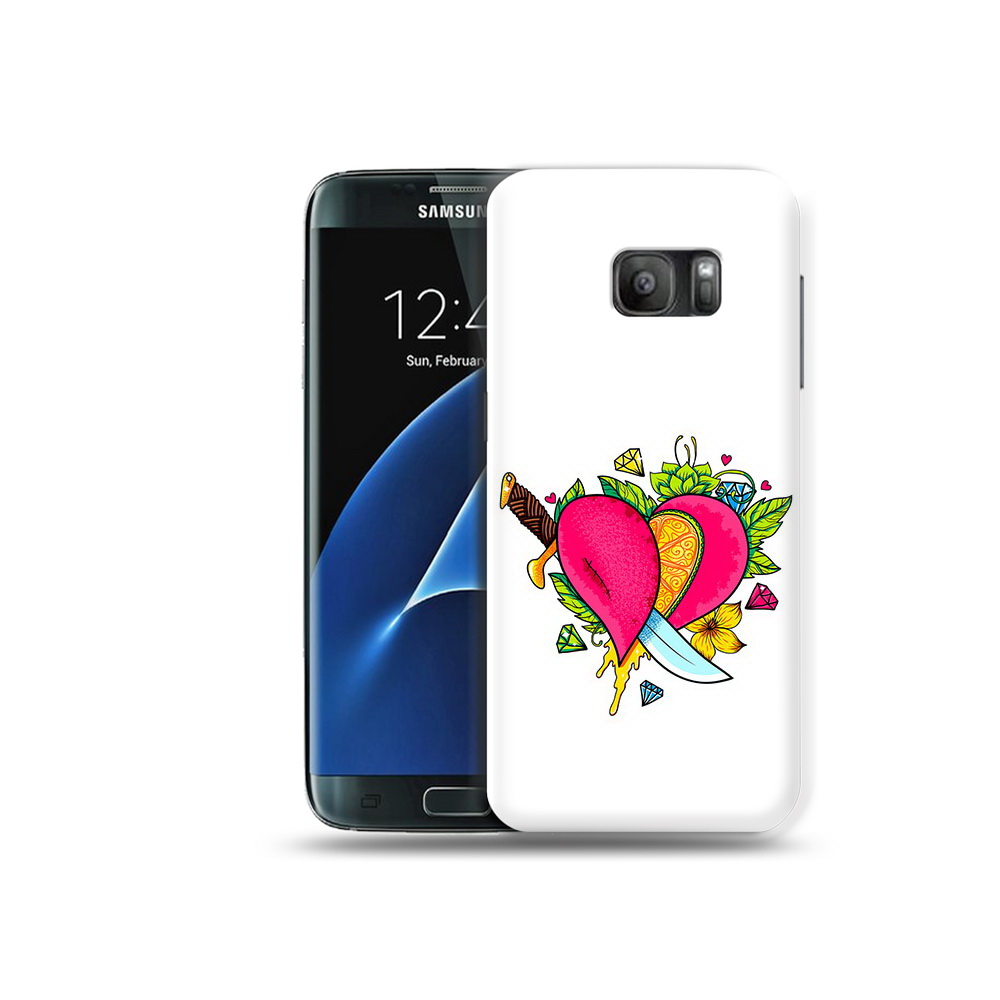 

Чехол MyPads Tocco для Samsung Galaxy S7 Фруктовое сердце, Прозрачный, Tocco