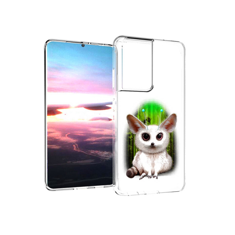 Чехол MyPads Tocco для Samsung Galaxy S21 Ultra пушистое животное (PT157307.497.560)