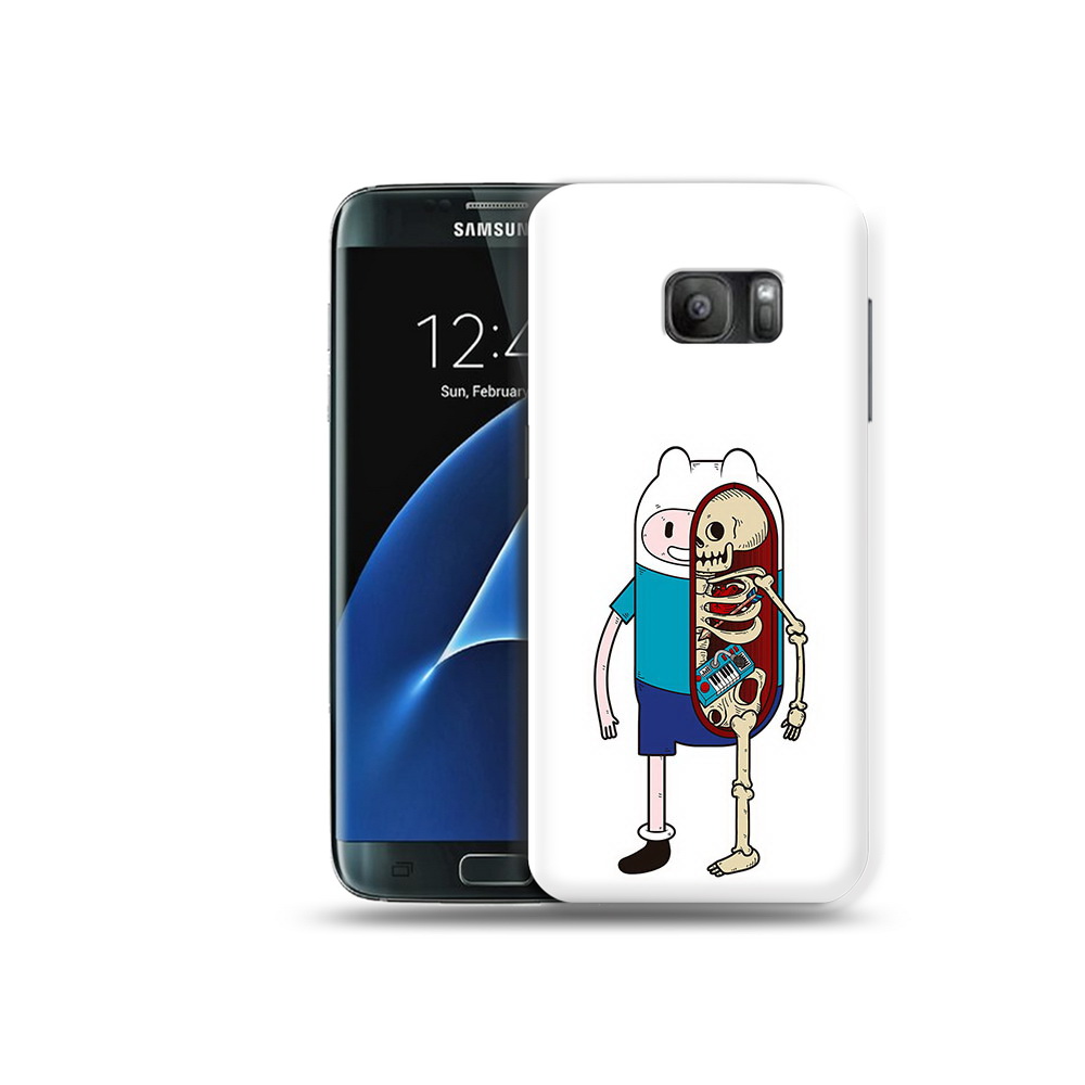 

Чехол MyPads Tocco для Samsung Galaxy S7 Финн скелет, Прозрачный, Tocco