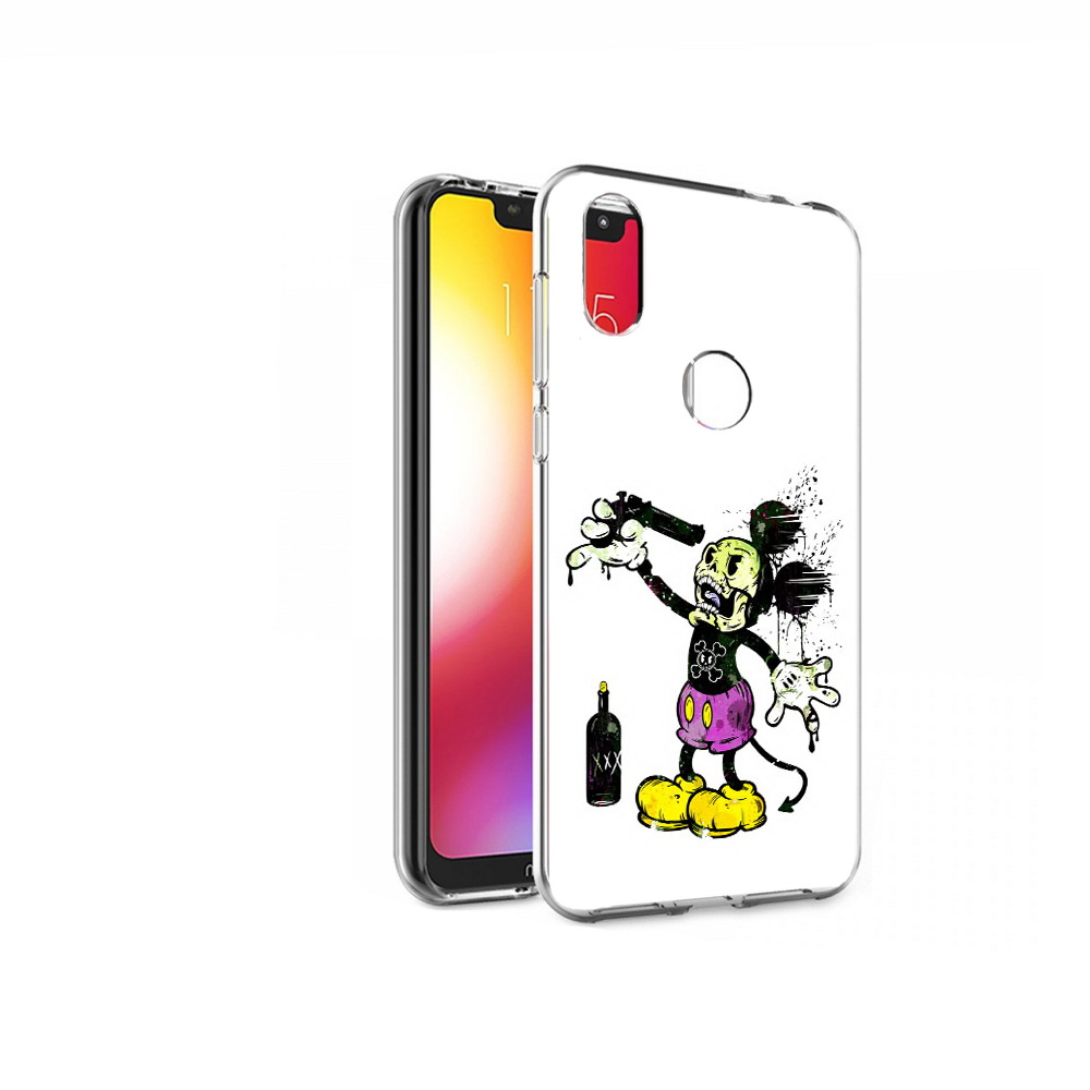 

Чехол MyPads Tocco для Motorola One Драг Микки (PT126881.369.73), Прозрачный, Tocco