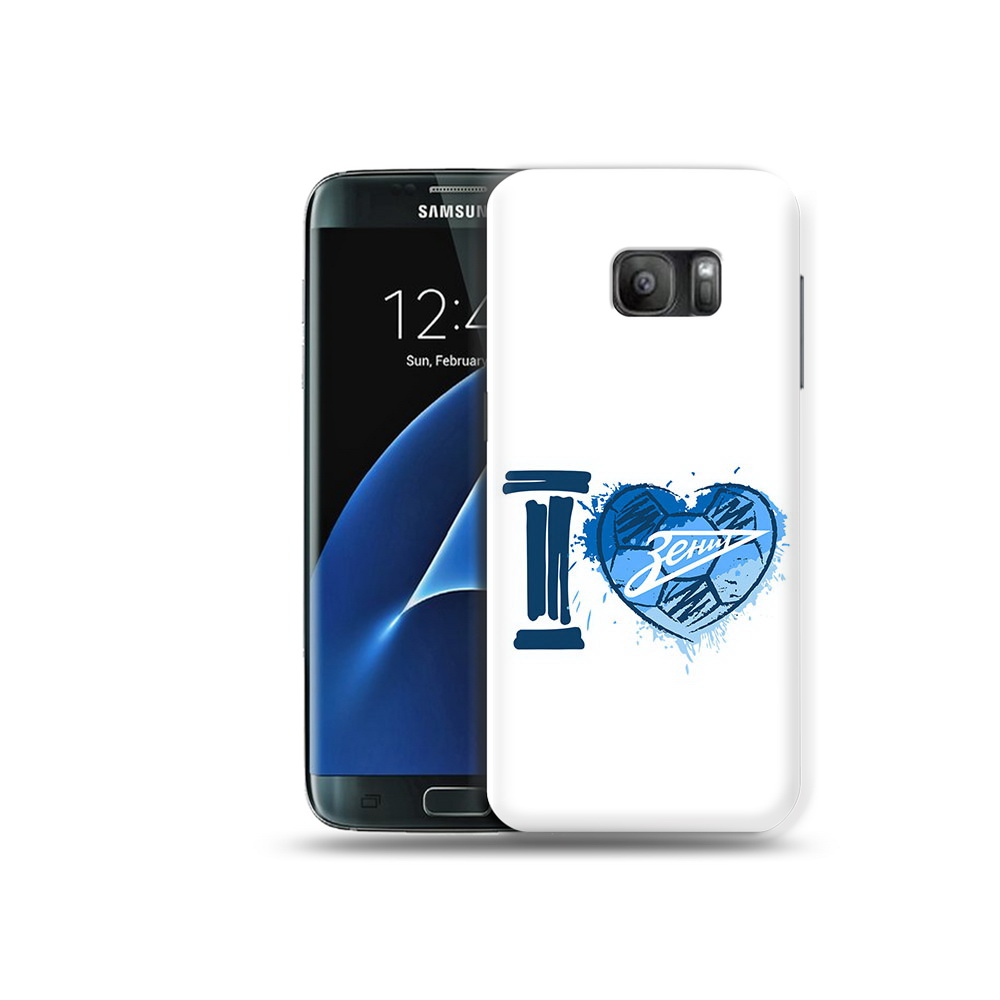 

Чехол MyPads Tocco для Samsung Galaxy S7 ФК я люблю зенит, Прозрачный, Tocco