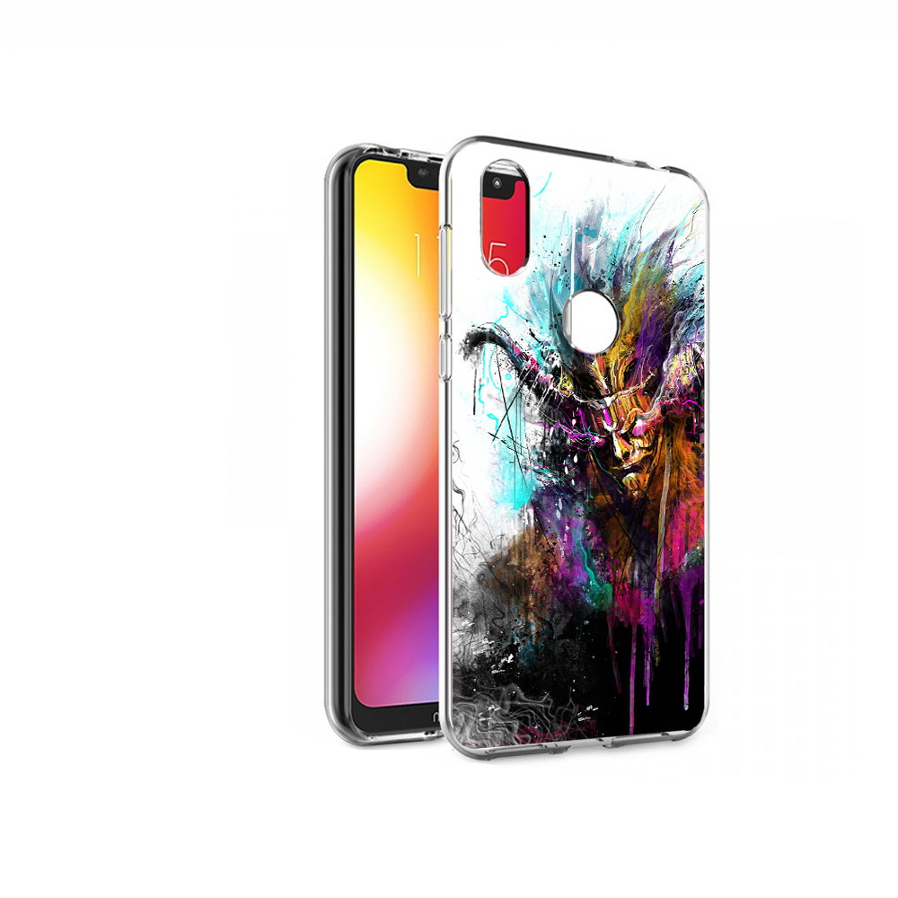 

Чехол MyPads Tocco для Motorola One яркий дьявол (PT126881.369.709), Прозрачный, Tocco