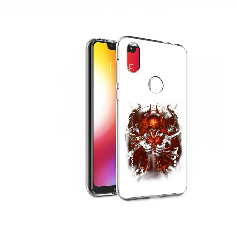 

Чехол MyPads Tocco для Motorola One яркий демон (PT126881.369.708), Прозрачный, Tocco