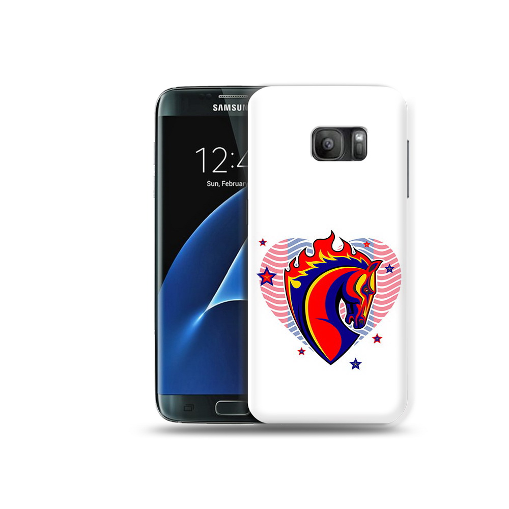 

Чехол MyPads Tocco для Samsung Galaxy S7 ФК ЦСЛ Лошадь, Прозрачный, Tocco