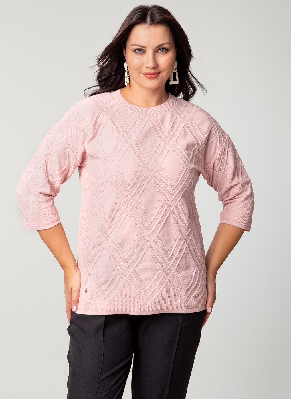 

Джемпер женский Каляев 61708 разноцветный 56 RU, 61708