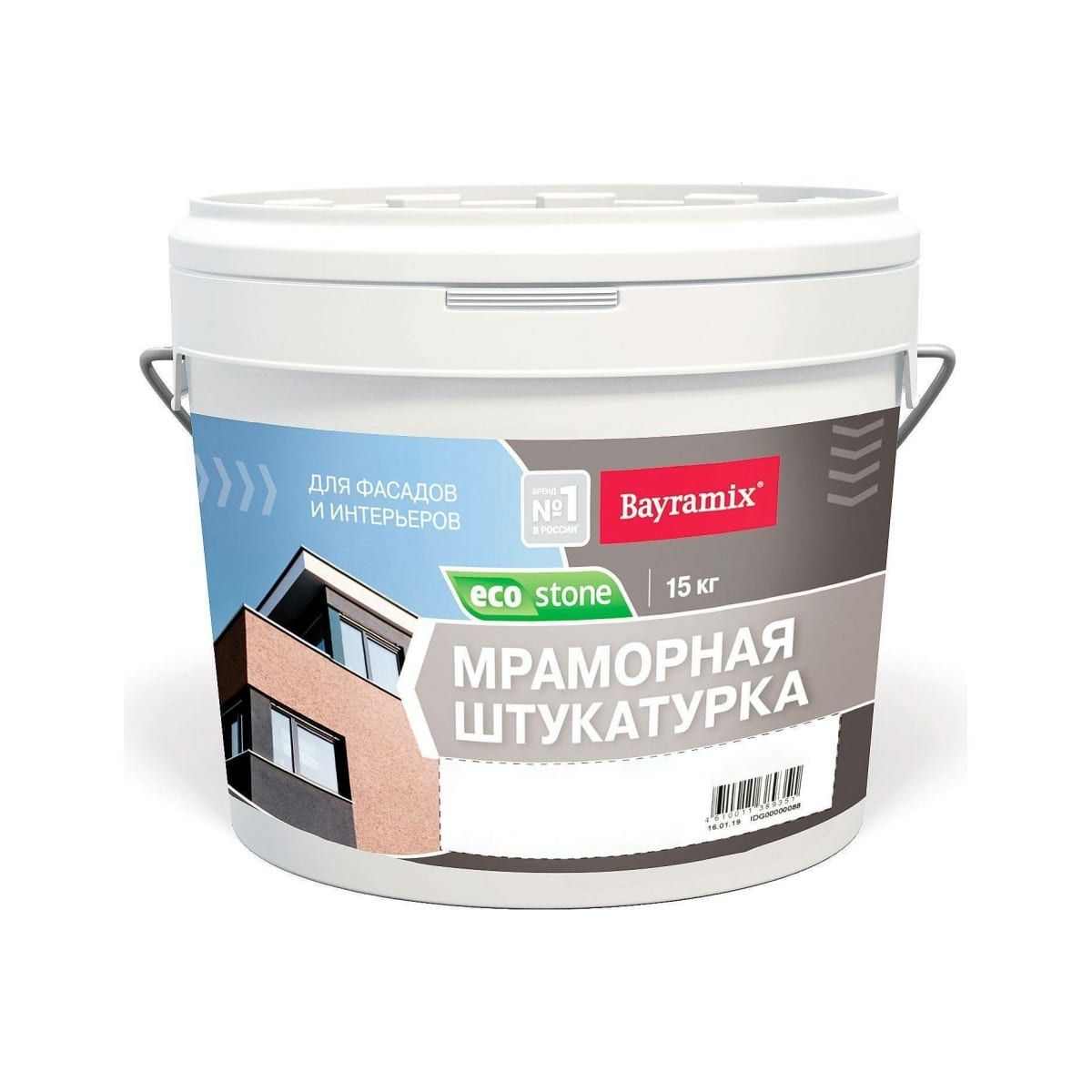 Штукатурка Bayramix EcoStone 976, мраморная, 15 кг