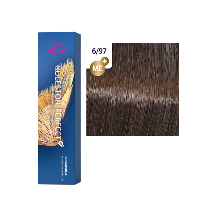 Краска для волос Wella Koleston Perfect 6/97 Кофейный мусс 60 мл keune мусс софт для придания объема style soft mousse 200 мл