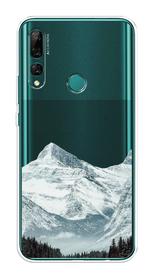 

Чехол на Huawei Y9 Prime 2019 "Горы арт 1", Белый;зеленый, 611950-2