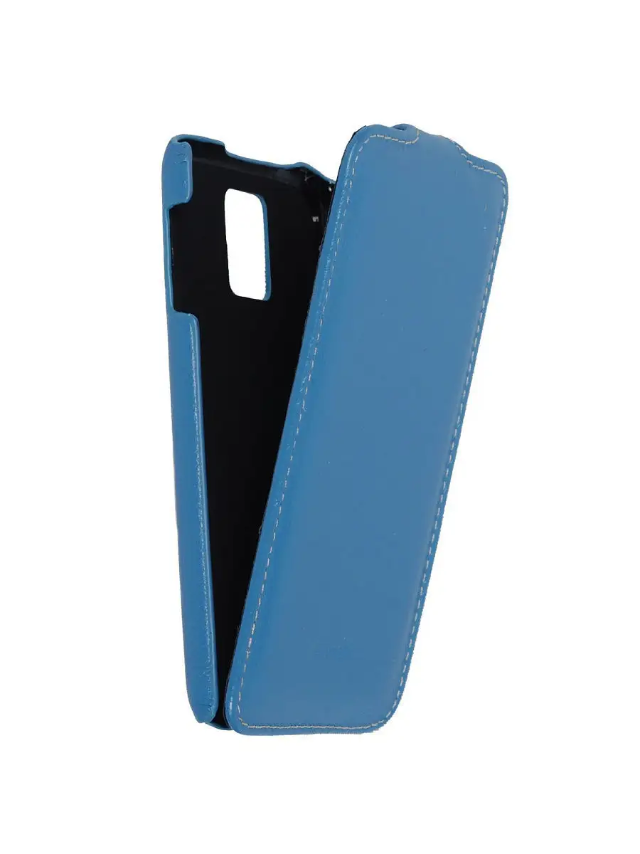 

Кожаный чехол книжка Melkco Jacka Type для Samsung Galaxy S5 голубой