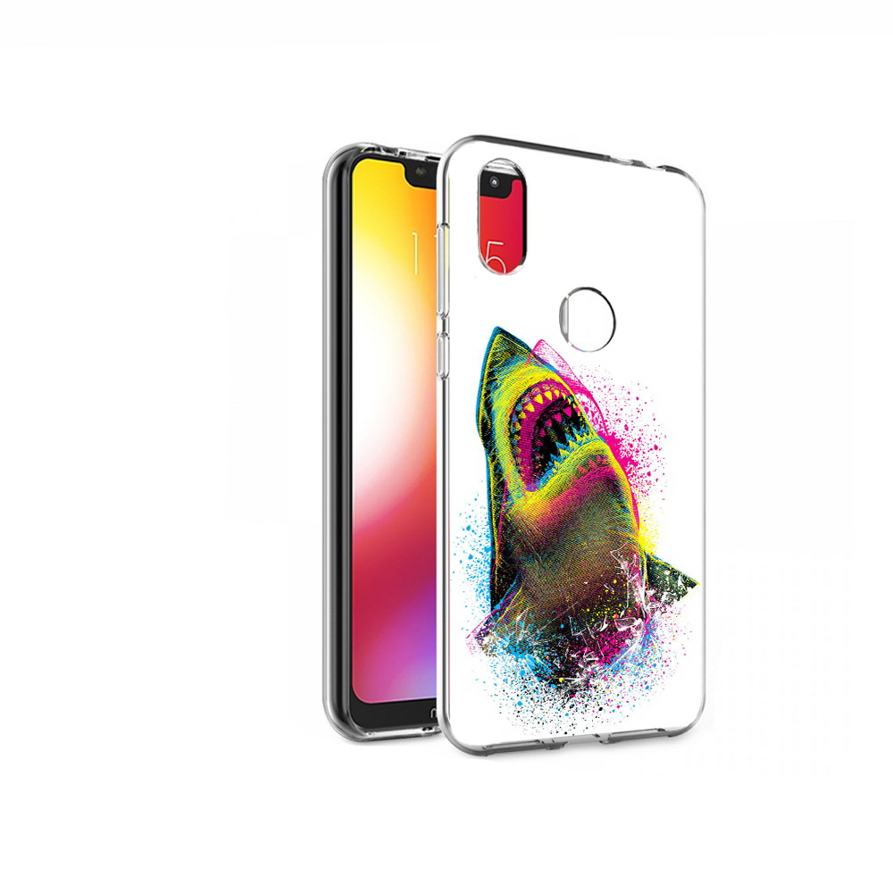 

Чехол MyPads Tocco для Motorola One челюсти-2 (PT126881.369.674), Прозрачный, Tocco