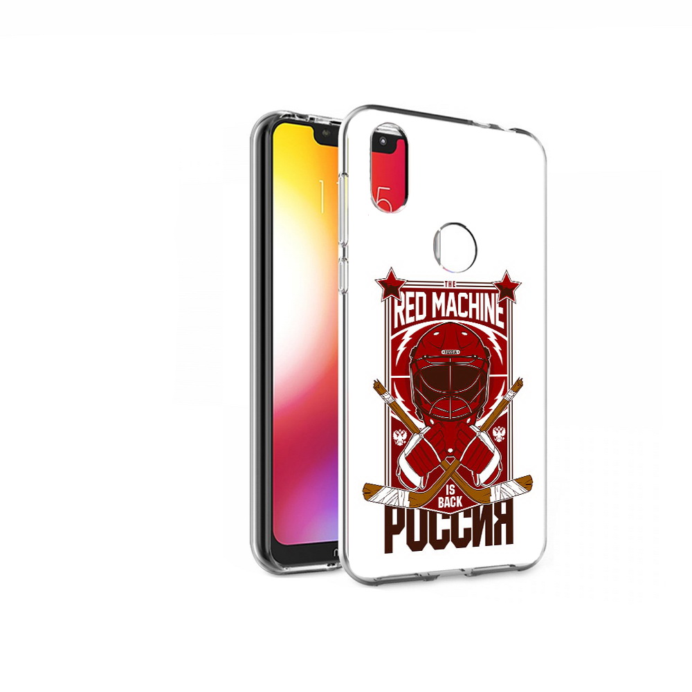

Чехол MyPads Tocco для Motorola One хоккей россия (PT126881.369.666), Прозрачный, Tocco