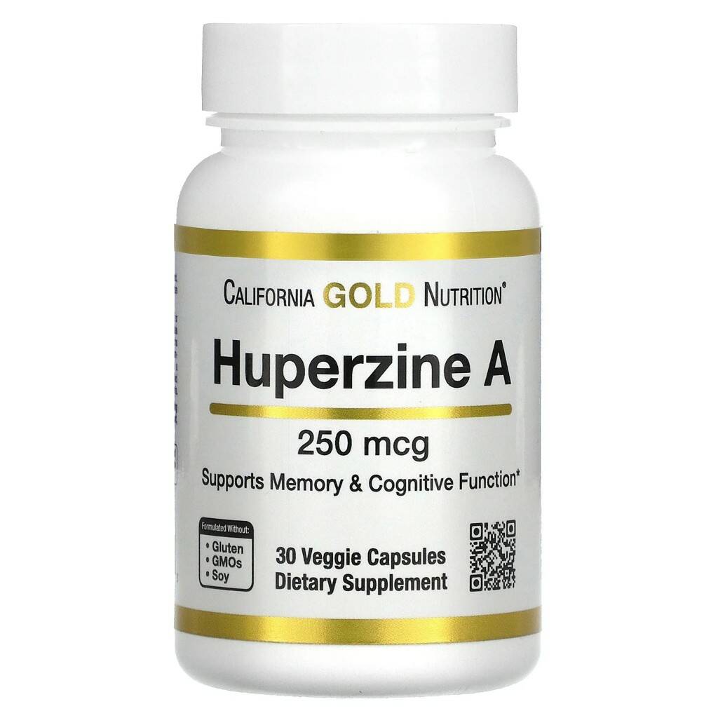 фото California gold nutrition huperzine a, 250 mcg, 30 капсул