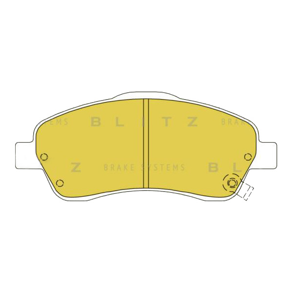 

Колодки тормозные дисковые передние Toyota Avensis/Corolla Verso 03>09 BLITZ BB0313