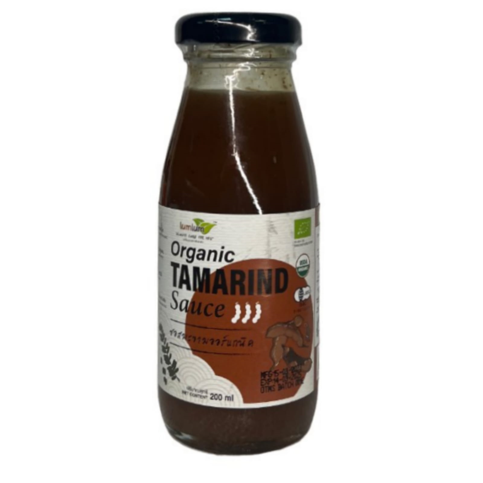 Органический соус Lum Lum из тамаринда Organic Tamarind Sauce, 200 г