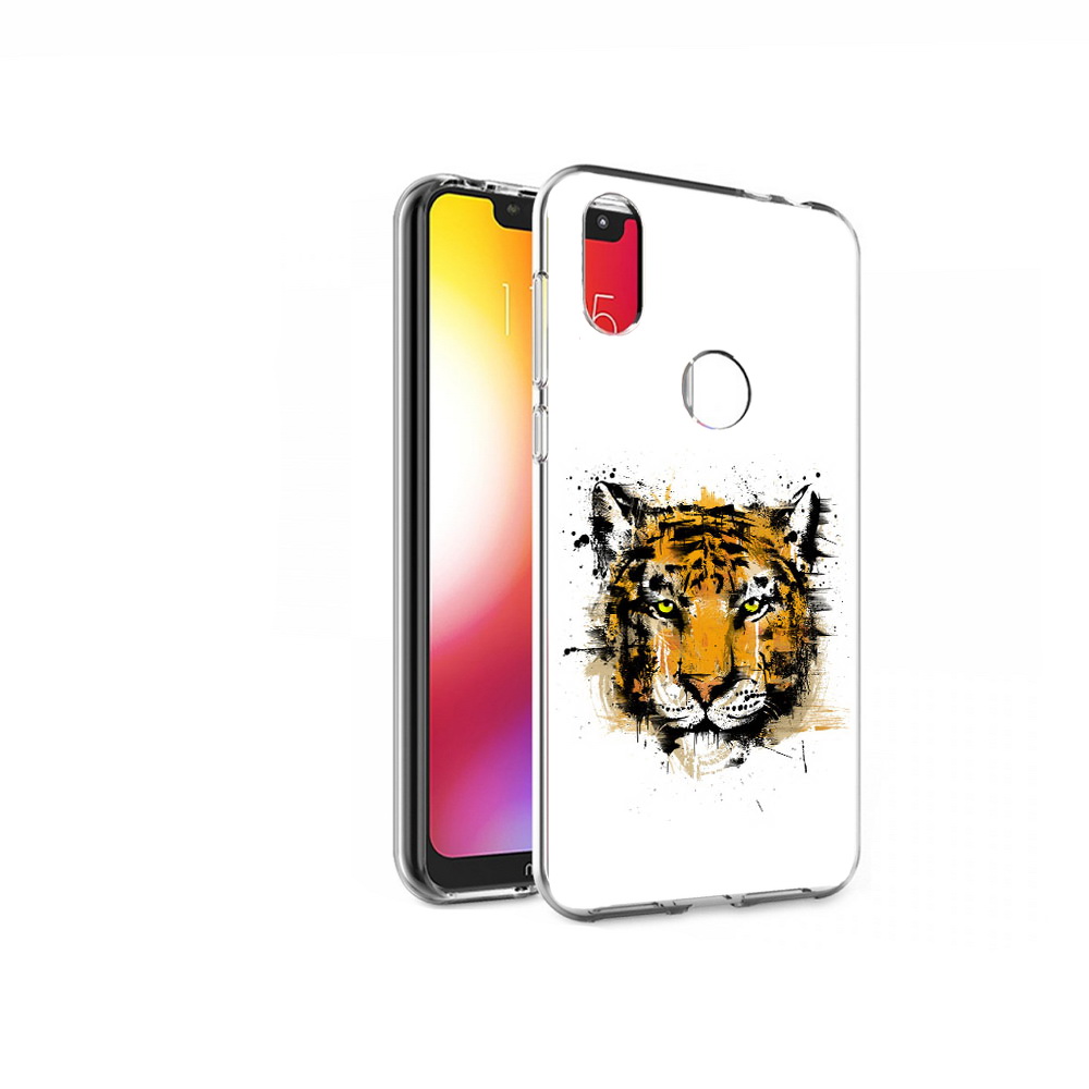 

Чехол MyPads Tocco для Motorola One тигруля (PT126881.369.643), Прозрачный, Tocco