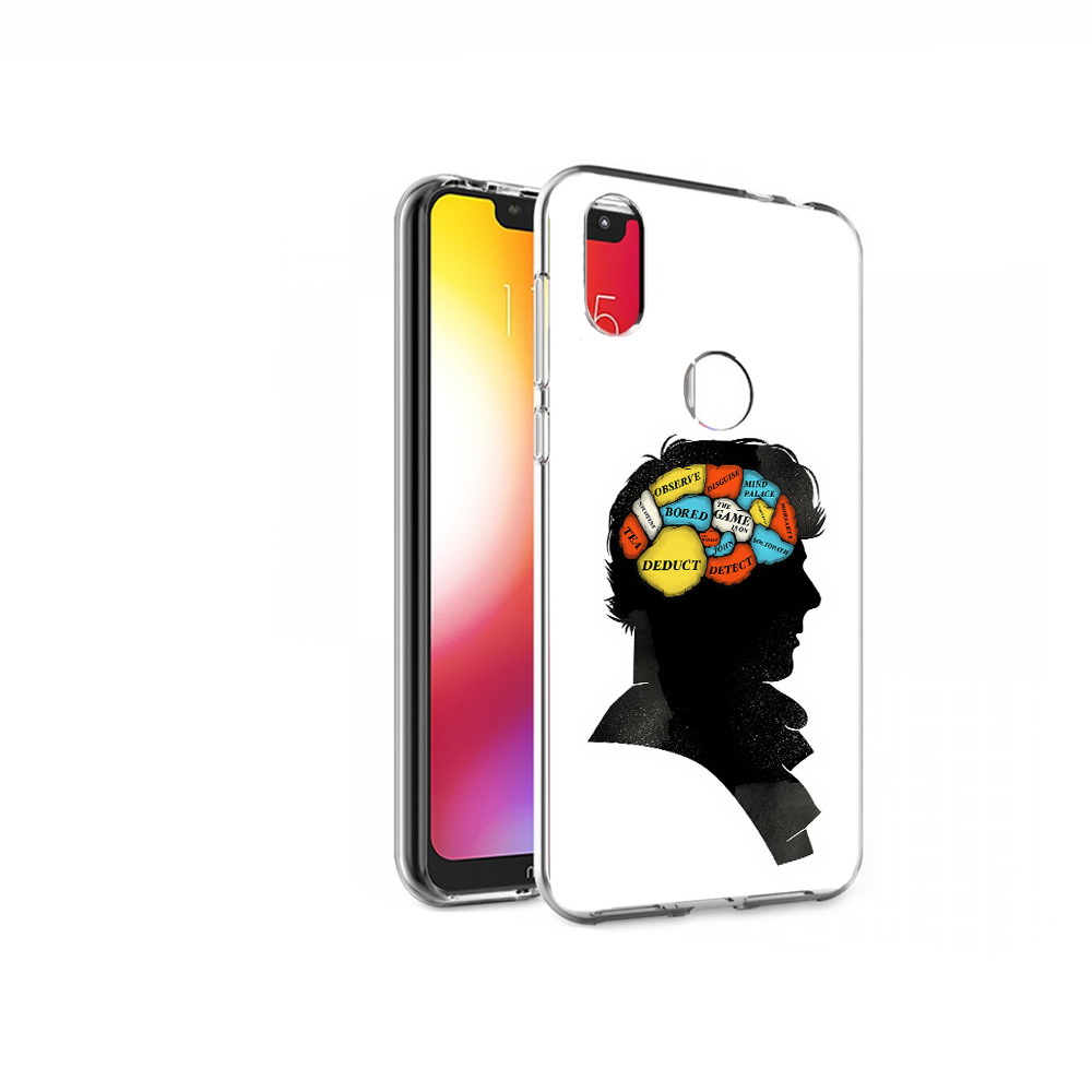 

Чехол MyPads Tocco для Motorola One темный рисунок (PT126881.369.640), Прозрачный, Tocco