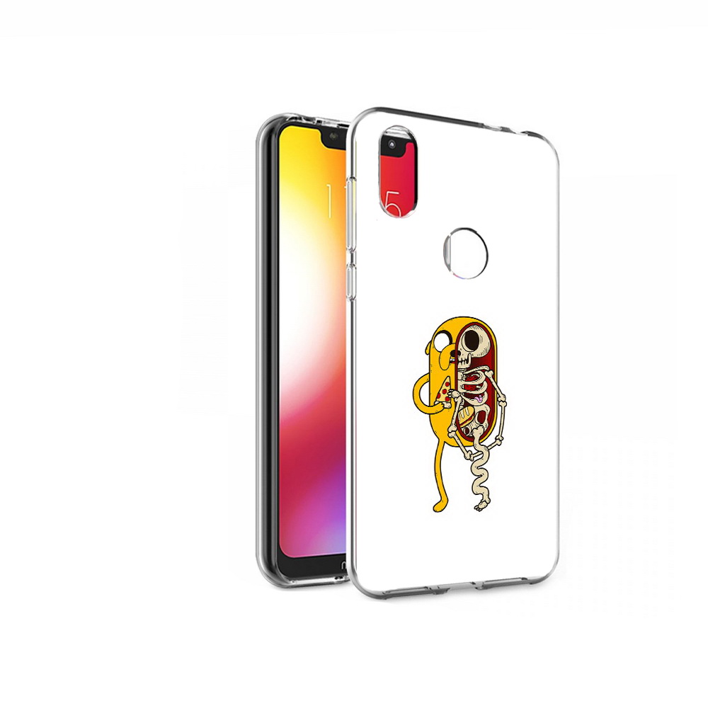 

Чехол MyPads Tocco для Motorola One Джейк скелет (PT126881.369.64), Прозрачный, Tocco