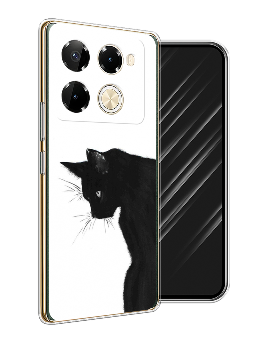 

Чехол Awog на Infinix Note 40 Pro 5G/Note 40 Pro Plus "Black cat", Черный;белый, 3105950-1