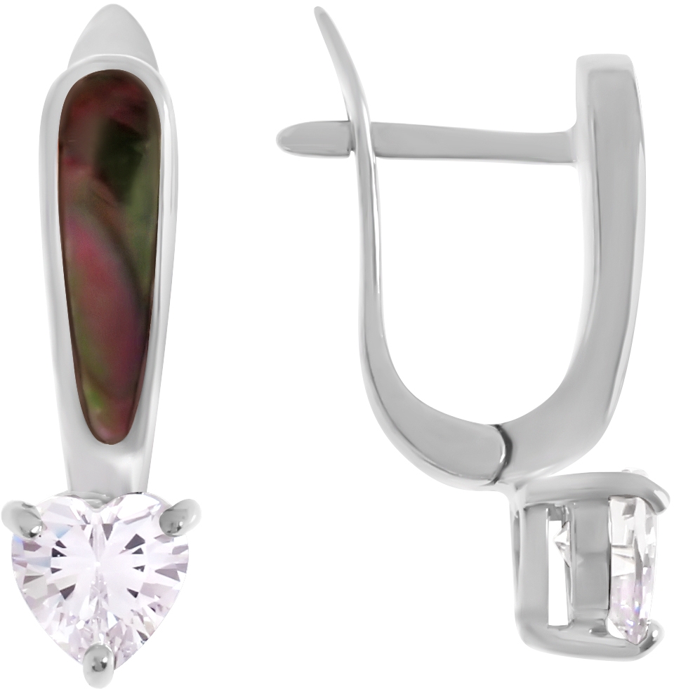 

Серьги из серебра с перламутром Balex Jewellery 2424920271, 2424920271