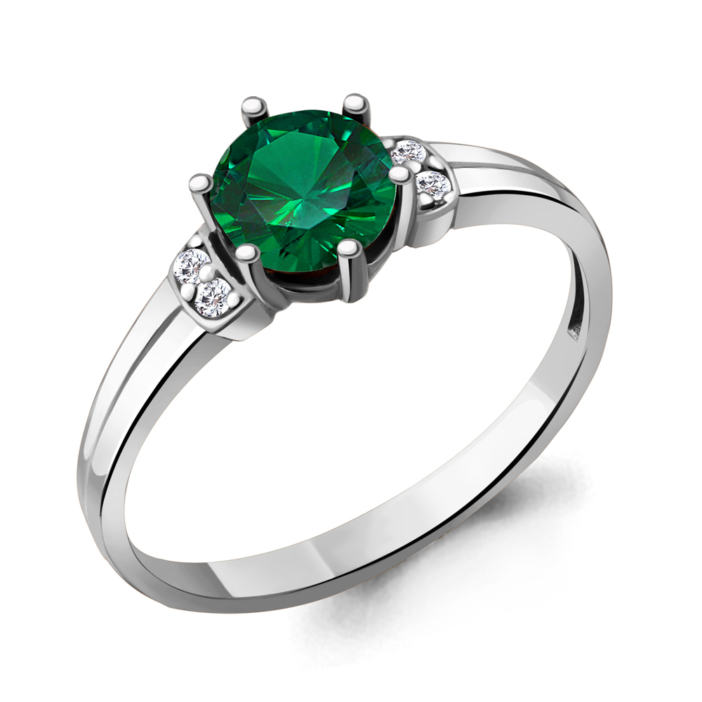 

Кольцо из серебра с фианитом Aquamarine Aquamarine 68785Г_925_р р. 18,5, 68785Г_925_р