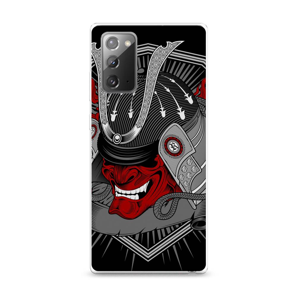 

Чехол на Samsung Galaxy Note 20 "Красная маска самурая", Белый;красный;черный, 2100950-4