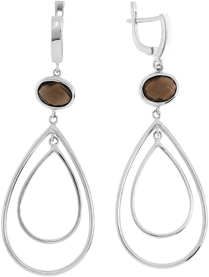 

Серьги из серебра с раухтопазом Balex Jewellery 2429930057, 2429930057