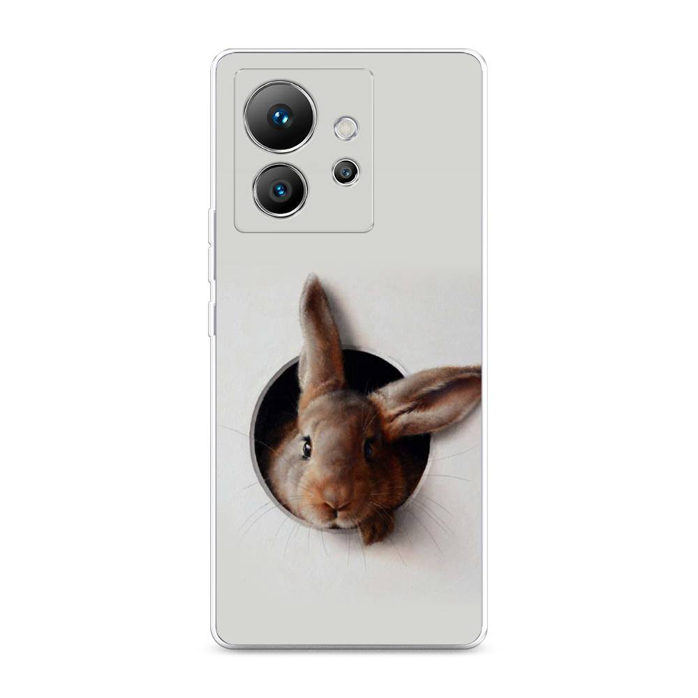

Чехол на Infinix Zero Ultra 5G "Любопытный кролик", Серый;коричневый, 3102850-1