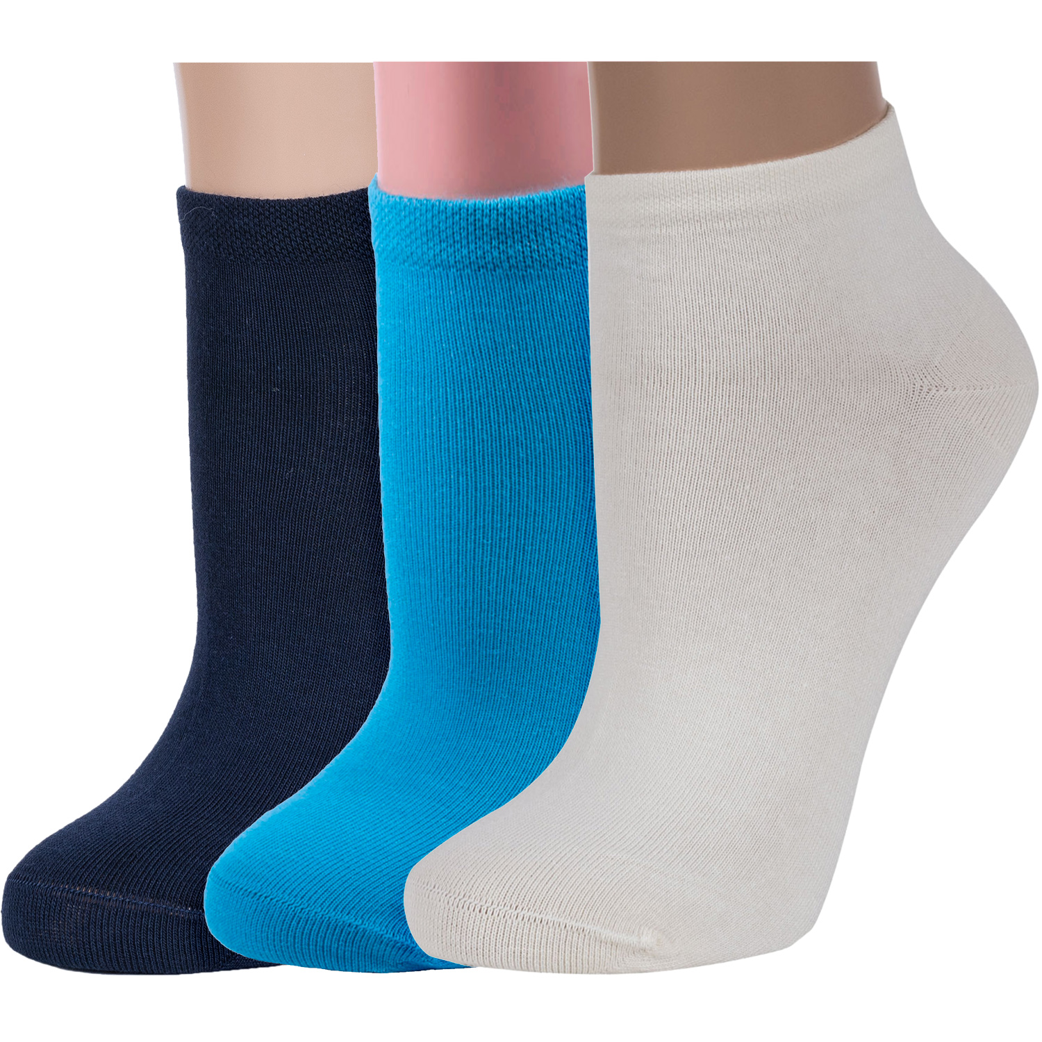 

Комплект носков женских Rusocks 3-Ж-1700 синих; голубых; бежевых 23-25, 3-Ж-1700
