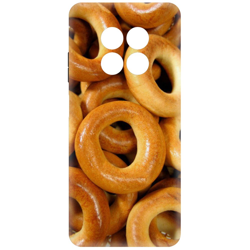 

Чехол-накладка Krutoff Soft Case Сушки для Realme 13 5G черный