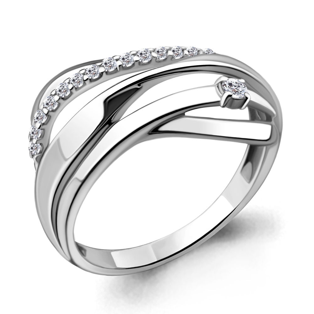 

Кольцо из серебра с фианитом Aquamarine Aquamarine 68763А_925_р р. 19,5, 68763А_925_р