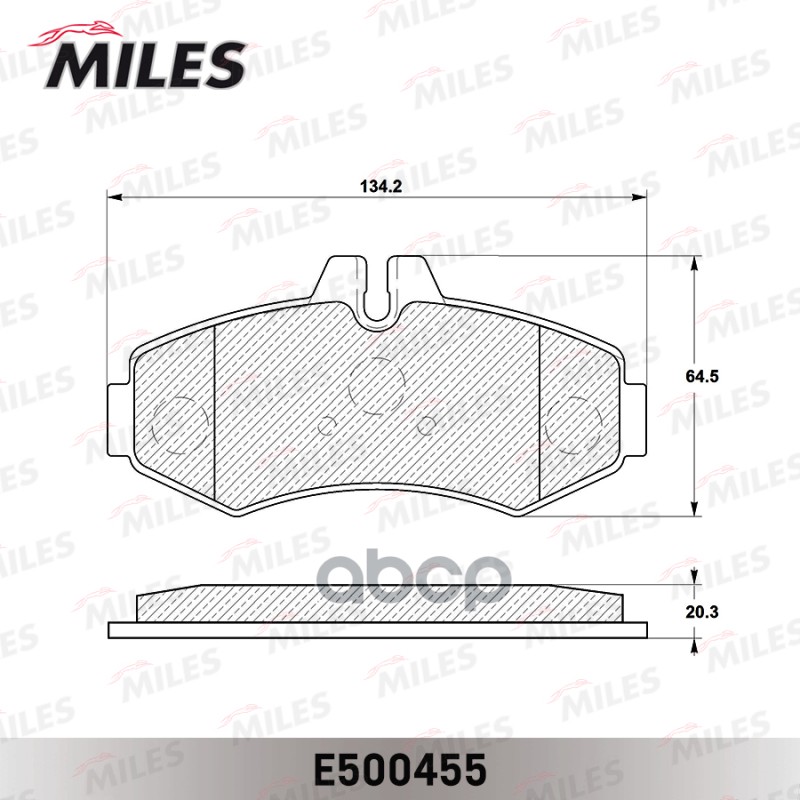 фото Колодки тормозные передние (смесь ceramic) mercedes vito 9303/sprinter (901-903) 06 (trw g miles