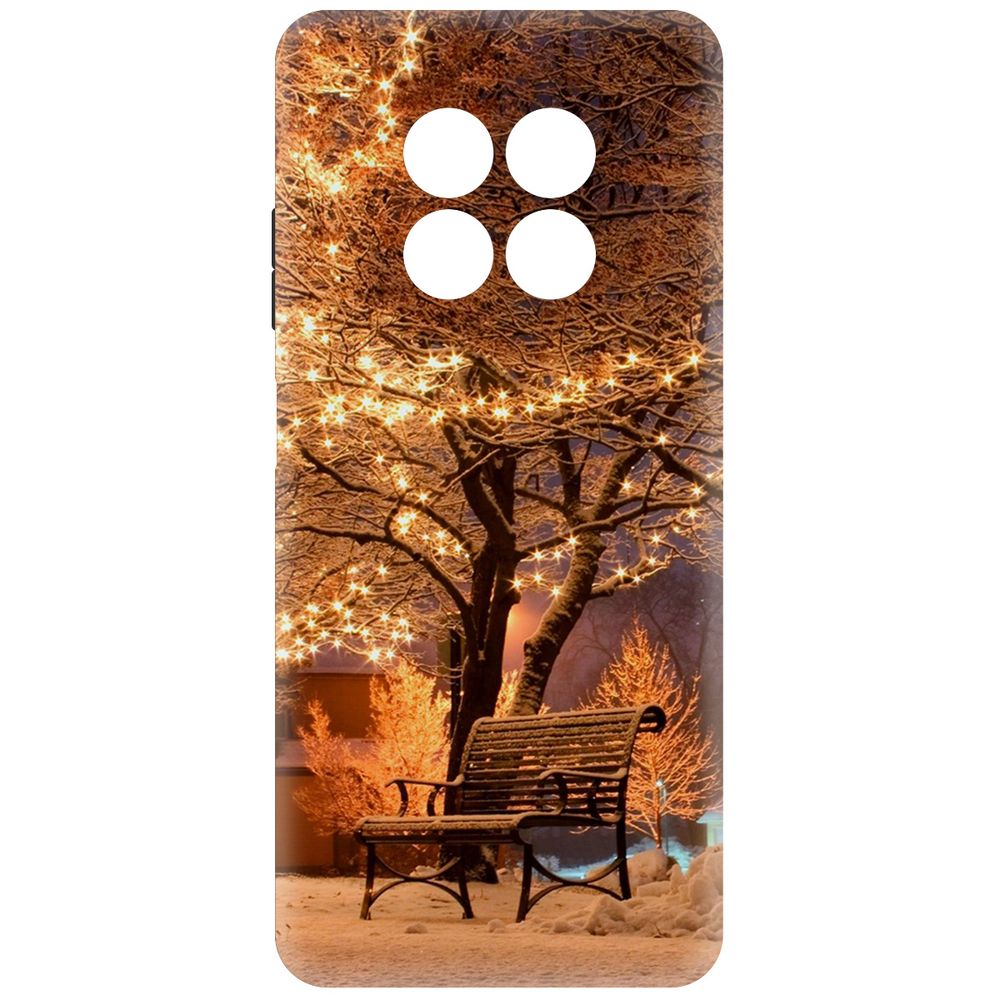 

Чехол-накладка Krutoff Soft Case Зимний парк для Realme 13 5G черный