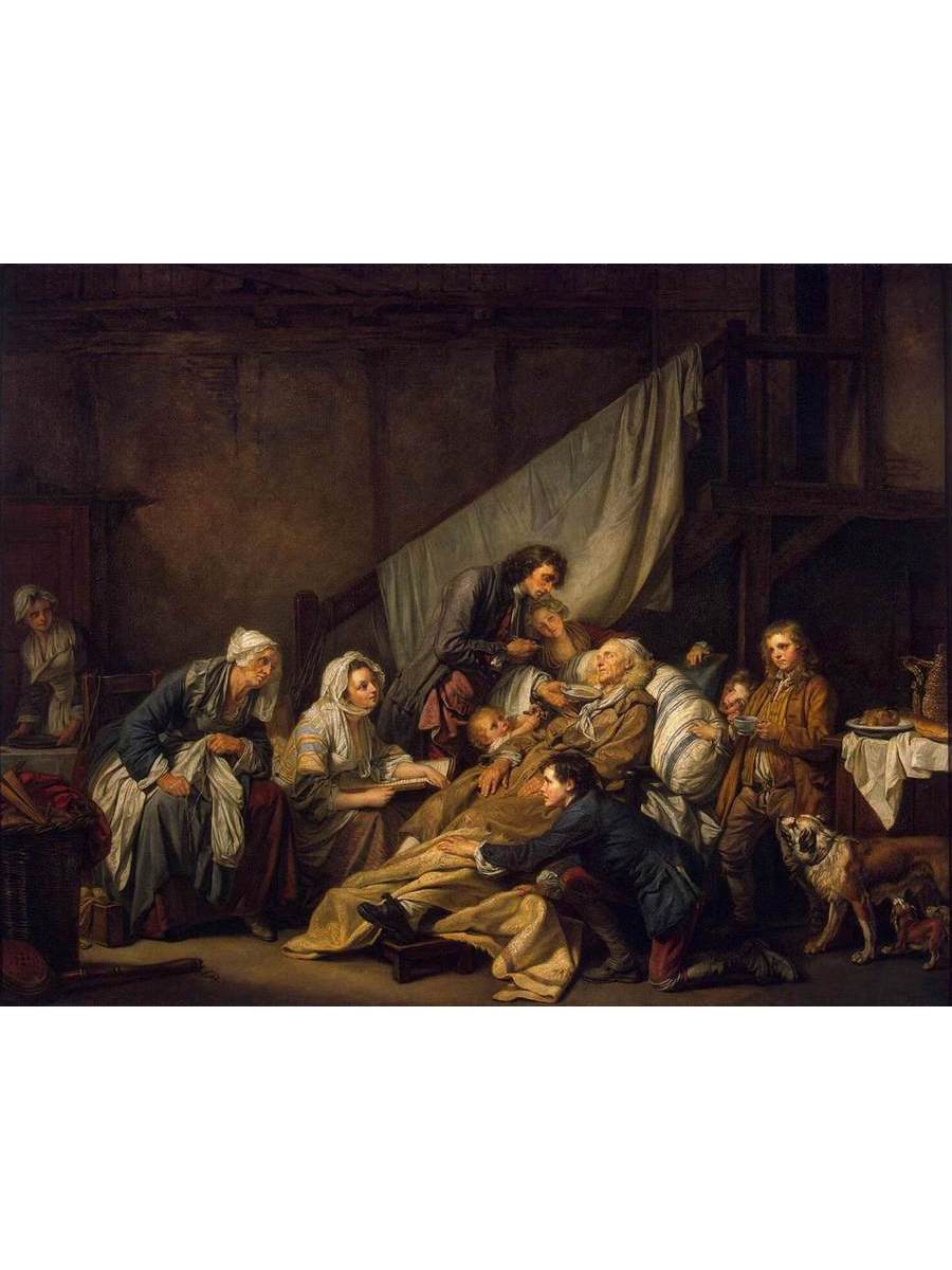 

Постер DRABS A3 Грез Жан Батист 1725 - 1805 Filial Piety