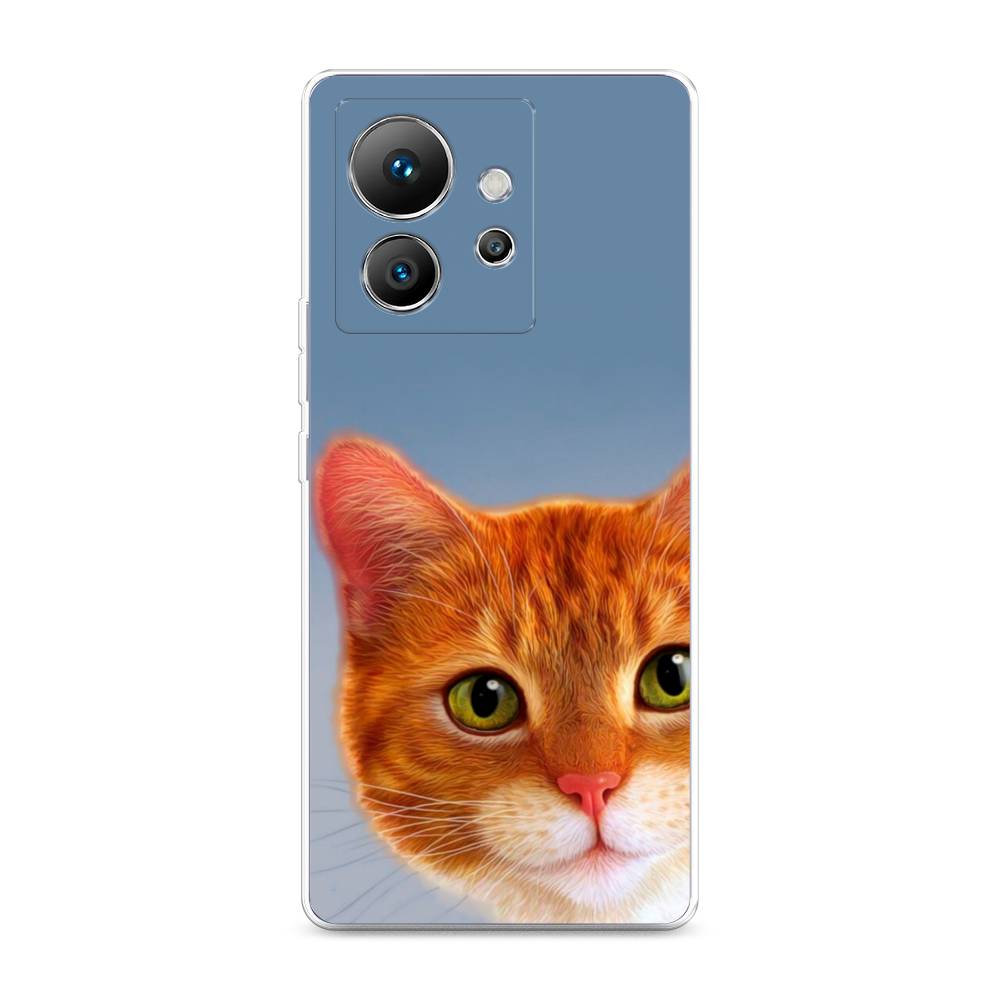 

Чехол на Infinix Zero Ultra 5G "Любопытный котик", Коричневый, 3102850-1