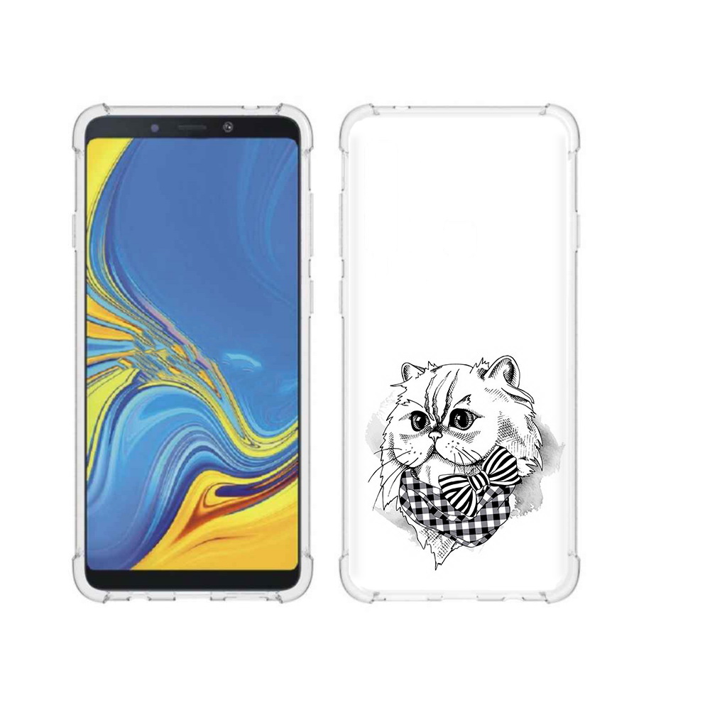 

Чехол MyPads Tocco для Samsung Galaxy A9 нарисованная красивая кошечка (PT118683.560.503), Прозрачный, Tocco