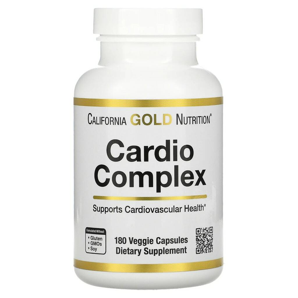 Купить California Gold Nutrition Cardio Complex, 180 капсул