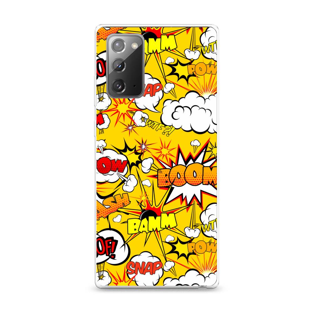

Чехол на Samsung Galaxy Note 20 "Поп Арт эффекты", Желтый;белый;оранжевый, 2100950-6