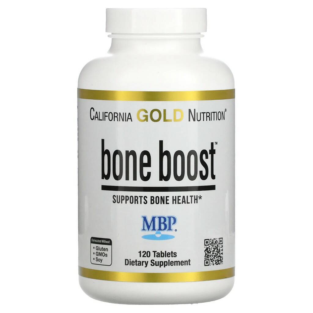 California Gold Nutrition Bone Boost, 120 таблеток