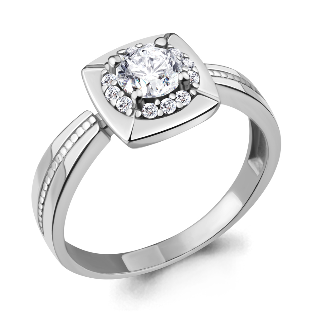 

Кольцо из серебра с фианитом Aquamarine Aquamarine 68746А_925_р р. 17,5, 68746А_925_р