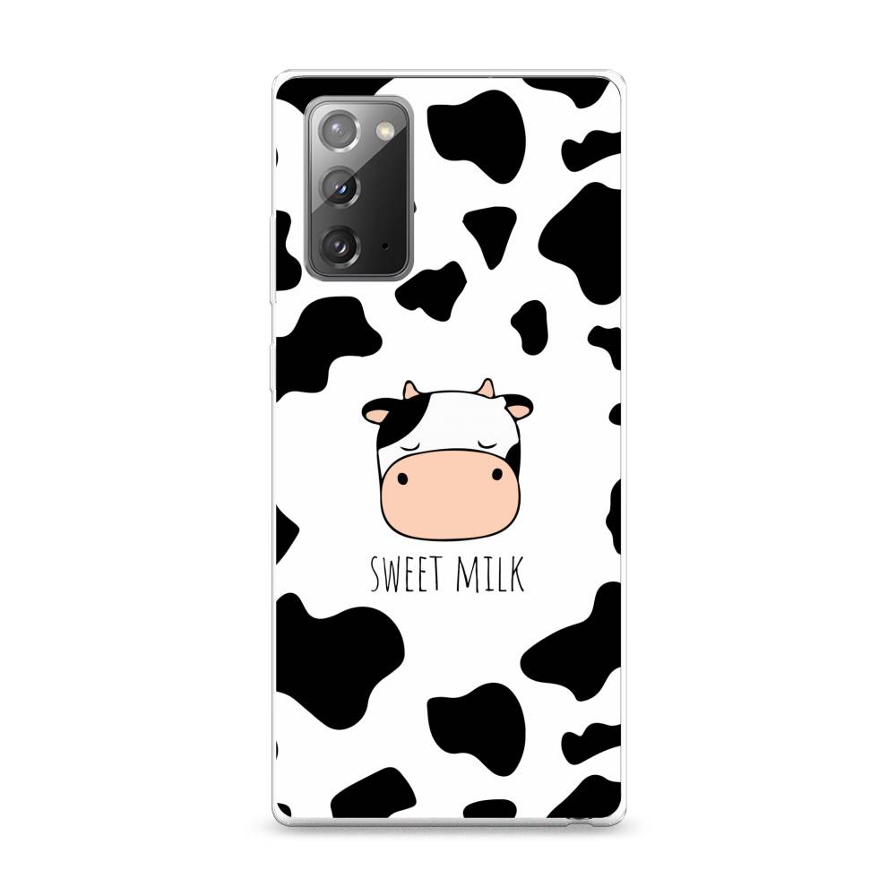 

Чехол на Samsung Galaxy Note 20 "Sweet milk", Розовый;белый;черный, 2100950-1