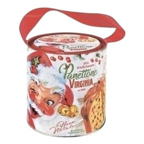 Кулич Virginia Amaretti Panettone классический с изюмом и цукатами 750 г