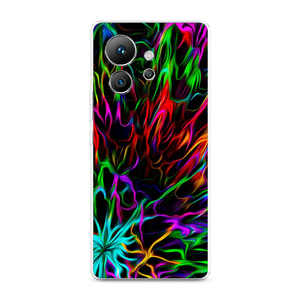 

Чехол на Infinix Zero Ultra 5G "Разноцветные разводы", Голубой;зеленый;оранжевый, 3102850-3